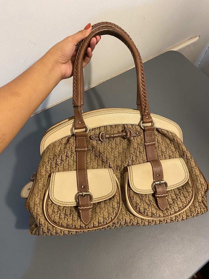 Authentic Christian Dior My Dior Frame Pocket Satchel (Category: Luxury Bags & Wallets) located in Quezon City. Submitted by jhaediah (Listing ID 1449858456, Image 3). Description: Authentic 💯7.15 Christian Dior My Dior Frame Pocket Satchel With dustbag , card and booklets Preloved good condition.