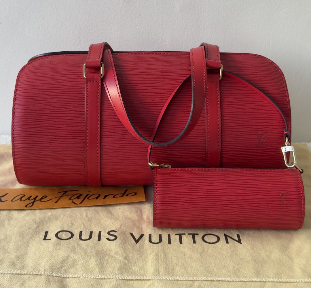 Authentic Rare LV Louis Vuitton Epi Soufflot (Category: Luxury Bags & Wallets) located in Manila. Submitted by fajardoeyak108 (Listing ID 1449891313, Image 2). Description: Mint condition No flaws With dustbag Pick up at SM Las Pinas #LegitCarousellerFor15YearsandCounting #trustedsellerofluxurybags.
