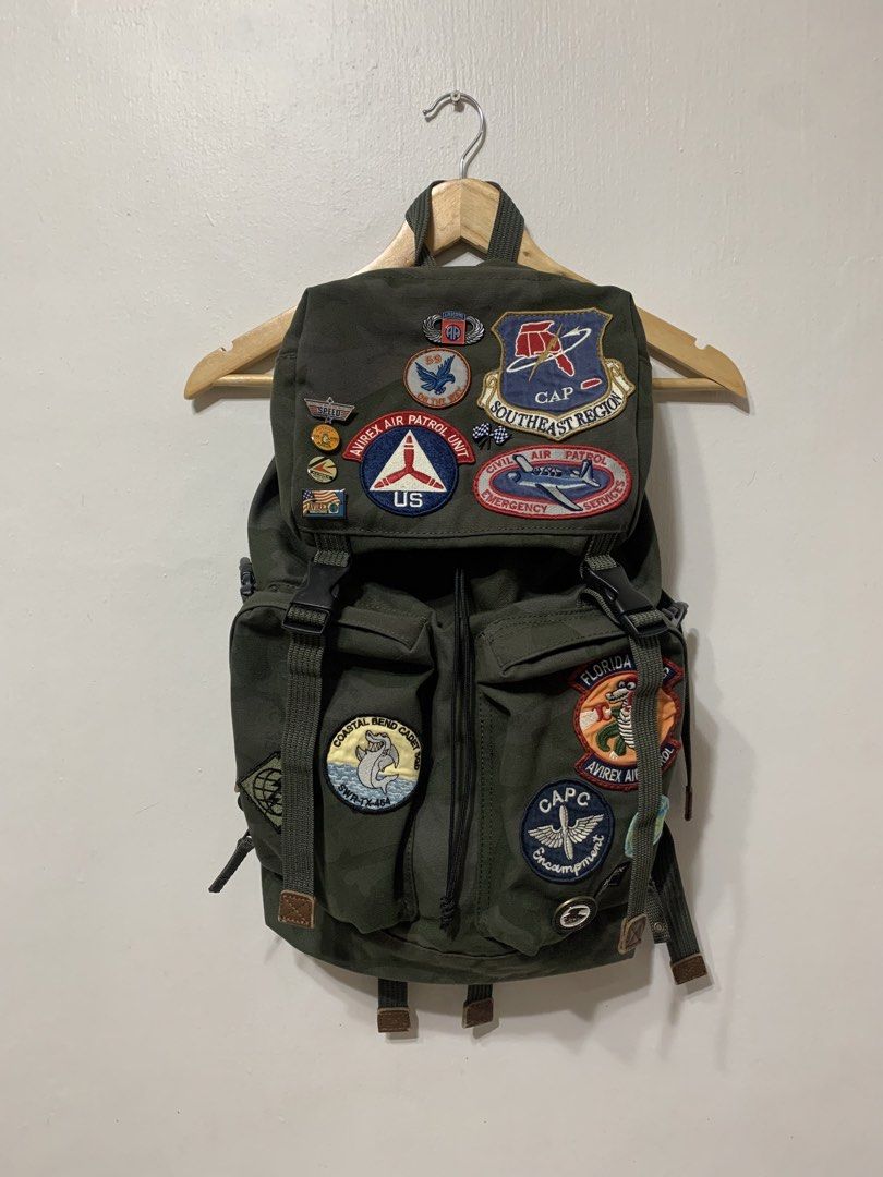 AVIREX LIMITED Camouflage Flap Backpack! (Category: Backpacks) located in Subic. Submitted by studiogarments (Listing ID 1449911648, Image 1). Description: AVIREX LIMITED Camouflage Flap Backpack -Excellent Condition -Color rate 9/10 -Legit / Authentic! -Patch & Pin by AVIREX -No issue! ₱ 4,500 + Shipping Fee! Negotiable for sure buyer. PLEASE READ CAREFULLY! CLICK EACH PHOTO FOR MORE DETAIL! 📌Corrier: JNT EXPRESS 📌MOP: Gcash/ Cebuana/ Metroban