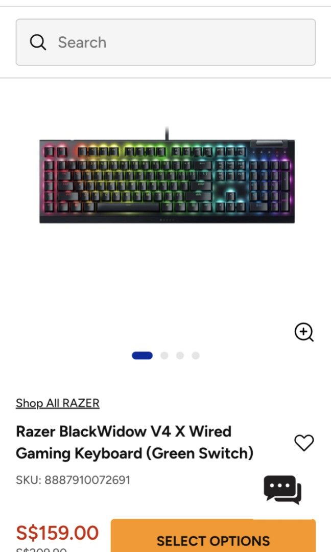 BNIB Razer Mechanical Gaming Keyboard