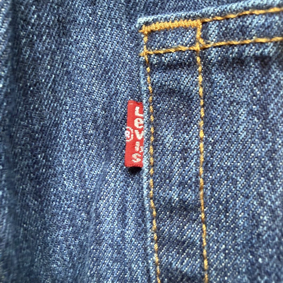 Brandnew Deadstock 90s levis 501 extended patch (Category: Jeans) located in Cavite. Submitted by epiboie (Listing ID 1449913084, Image 2). Description: Deadstock 90s levis 501 extended patch Size 38 42.5 Leg opening 9 Color rate: 9.5/10 excellent condition No issue.