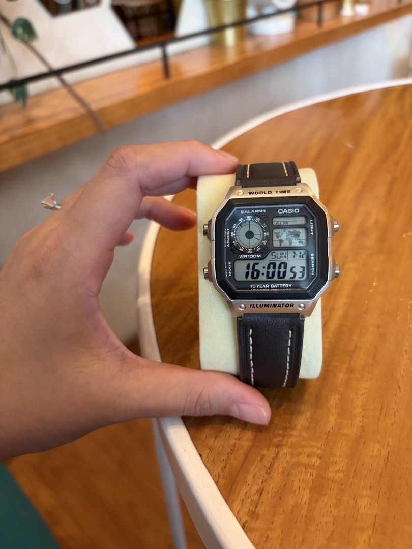 Casio AE-1200WH World Time (Category: Women's Watches) located in Pasig City. Submitted by frannyandenid (Listing ID 1449909944, Image 1). Description: selling for my fiancé. sold as is where is (no box, in lightly used condition).
