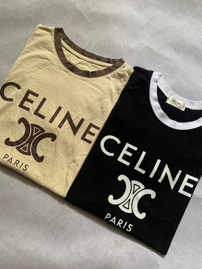 Celine Shirts Bundle (Category: Activewear) located in Manila. Submitted by plasticcase__ (Listing ID 1449759943, Image 2). Description: Selling for bundle Both no issues.