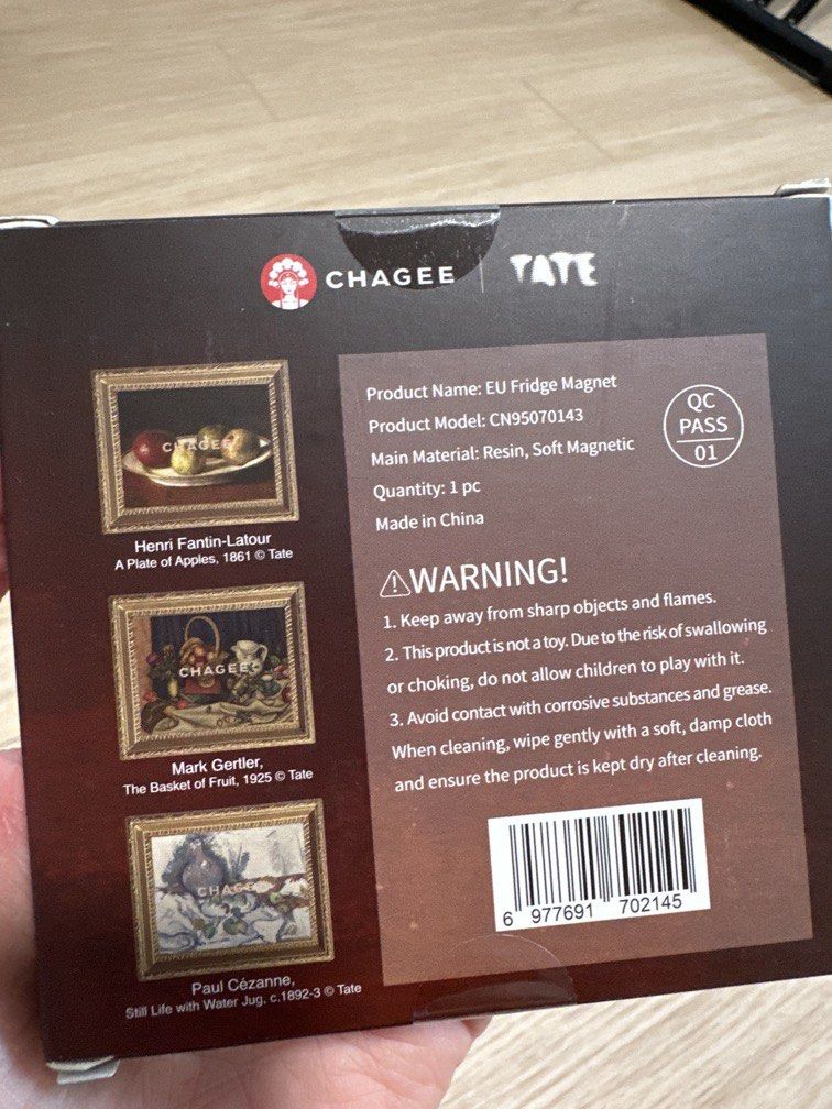 CHAGEE Tate Apple Fridge Magnet510141789572976642