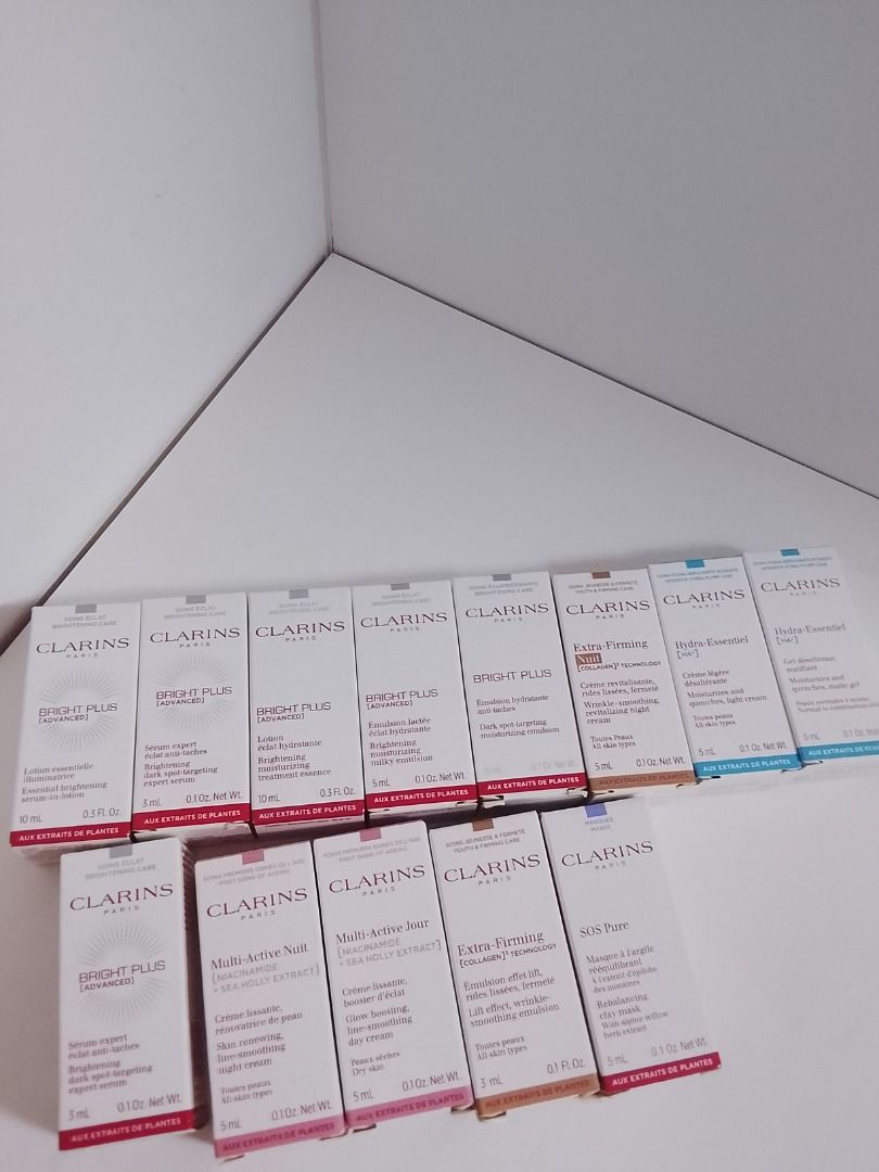 Clarins Sample (Category: Face Care) located in Singapore. Submitted by vintagebluelabel (Listing ID 1449755213, Image 2). Description: Take all for $20 We don't do meet up, all item by post only SmartPac with tracking: $3 – Includes a free goodie bag worth $20.