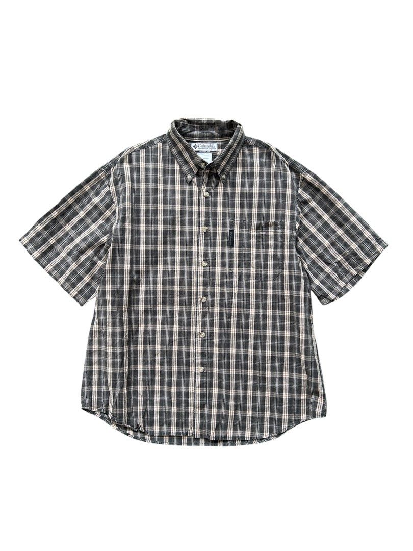 Columbia Checkered Button-up (Category: Formal Shirts) located in Angeles City. Submitted by outboxph (Listing ID 1449884600, Image 1). Description: CODE: QH18 C.o.l.u.m.b.i.a. Checkered Button-up Authentic/Legit with tag and wash tag Size: Medium on tag Dimensions: 28L x 23.5W Back Part: 29L Sleeve Length: 10L Condition: 9/10 .