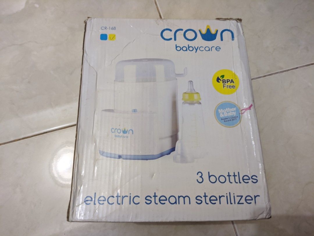 Crown Babycare Electric Steam Sterilizer (Kategori: Others) berada di Jakarta Timur. Dikirim oleh sangboedjang (ID iklan 1449913941, Gambar 1). Deskripsi: Pensteril botol susu bayi dengan kondisi lengkap dan sangat bagus, barang New Old Stock, harga mulai dari 250rb, nego? lanjut di chat. Lokasi Tambun Selatan, Bekasi dan Matraman, Jakarta Timur. Siap ketemuan atau diantar sampai rumah asal dekat 2 kawasan itu saja. Kalau jauh bisa via checkout d