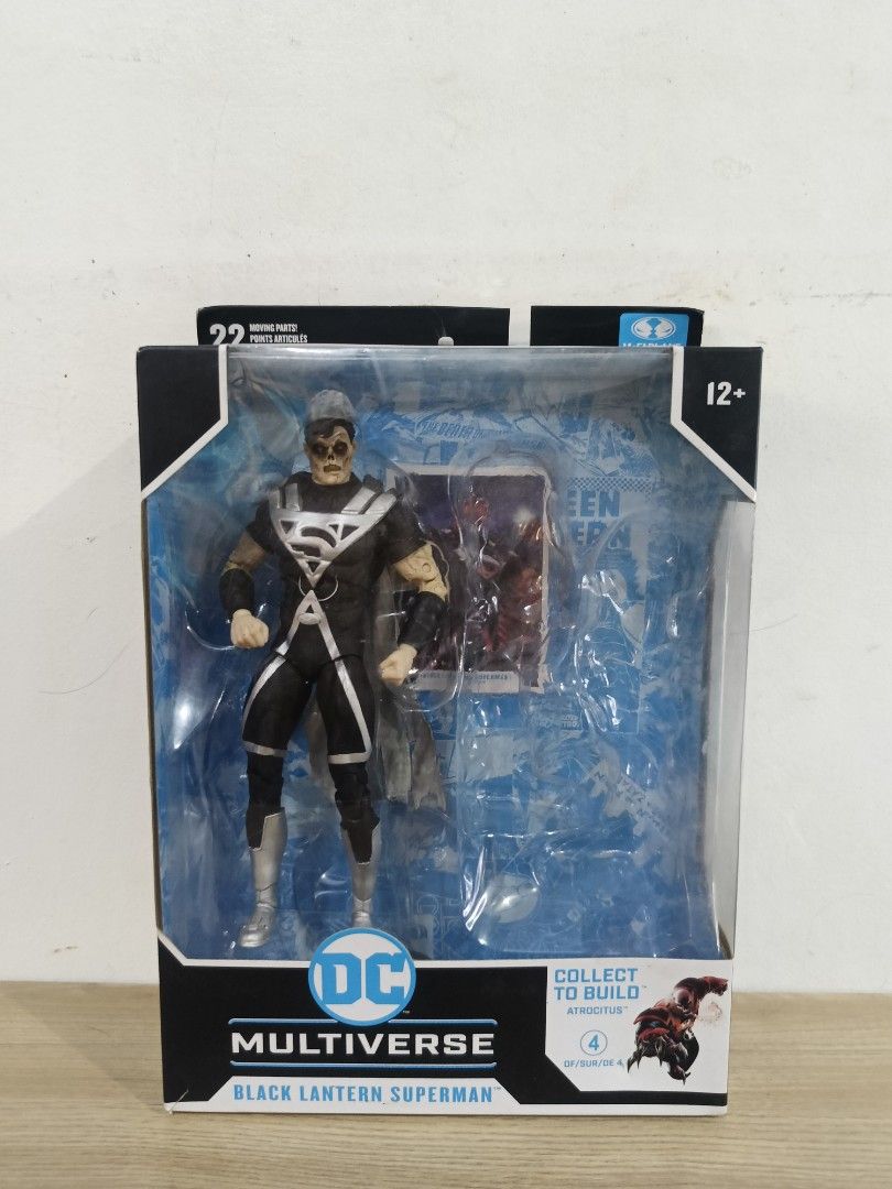 DC Black Lantern Superman (Category: Figurines & Statues) located in Cavite. Submitted by bodega_ni_kiks11 (Listing ID 1449872145, Image 1). Description: McFarlane DC Multiverse Black Lantern Superman ✔ With Box ❌ No BAF Piece Box has minor crease at the back. 💰 ₱999 Available at Bodega ni Kiks.
