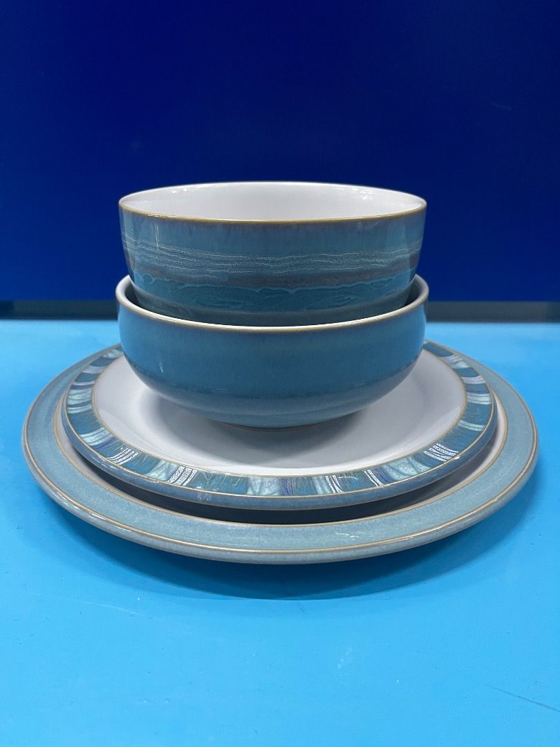 Denby Azure Dinnerware Set - 4 Piece Place Setting509931015614638082