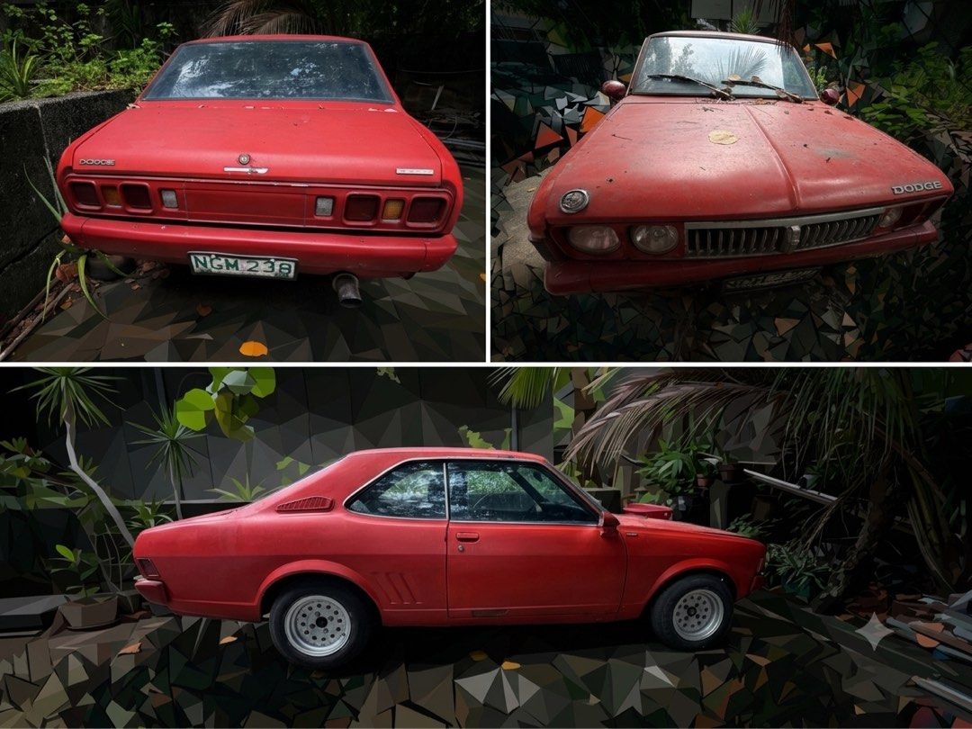 Dodge Colt Colt Manual (Category: Used Cars) located in Manila. Submitted by vicentelro79308 (Listing ID 1449762653, Image 1). Description: 1973 Dodge Colt for sale. As is where is. Open to best cash offer. Pick up of the vehicle is in makati for the cost of the buyer. Original CR available. RFS: collector lost interest, needs garage space..