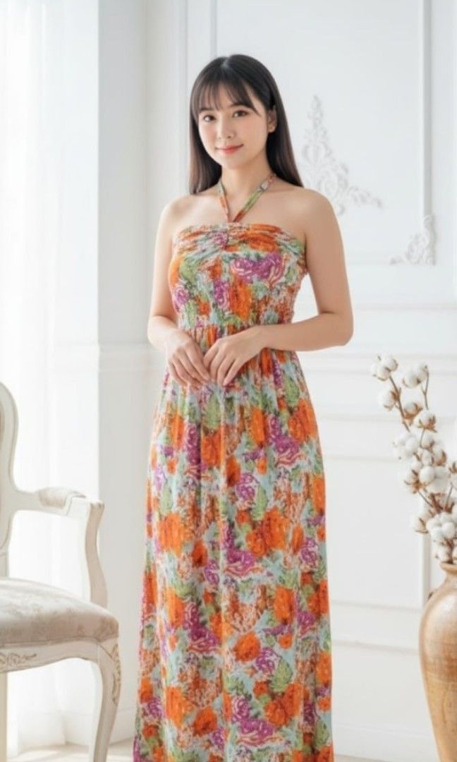 Dress Pantai Floral|Dress Maxi (Kategori: Gaun & Rok) berada di Bandung. Dikirim oleh cocoomary (ID iklan 1449762369, Gambar 2). Deskripsi: Bonus kalung pantai.