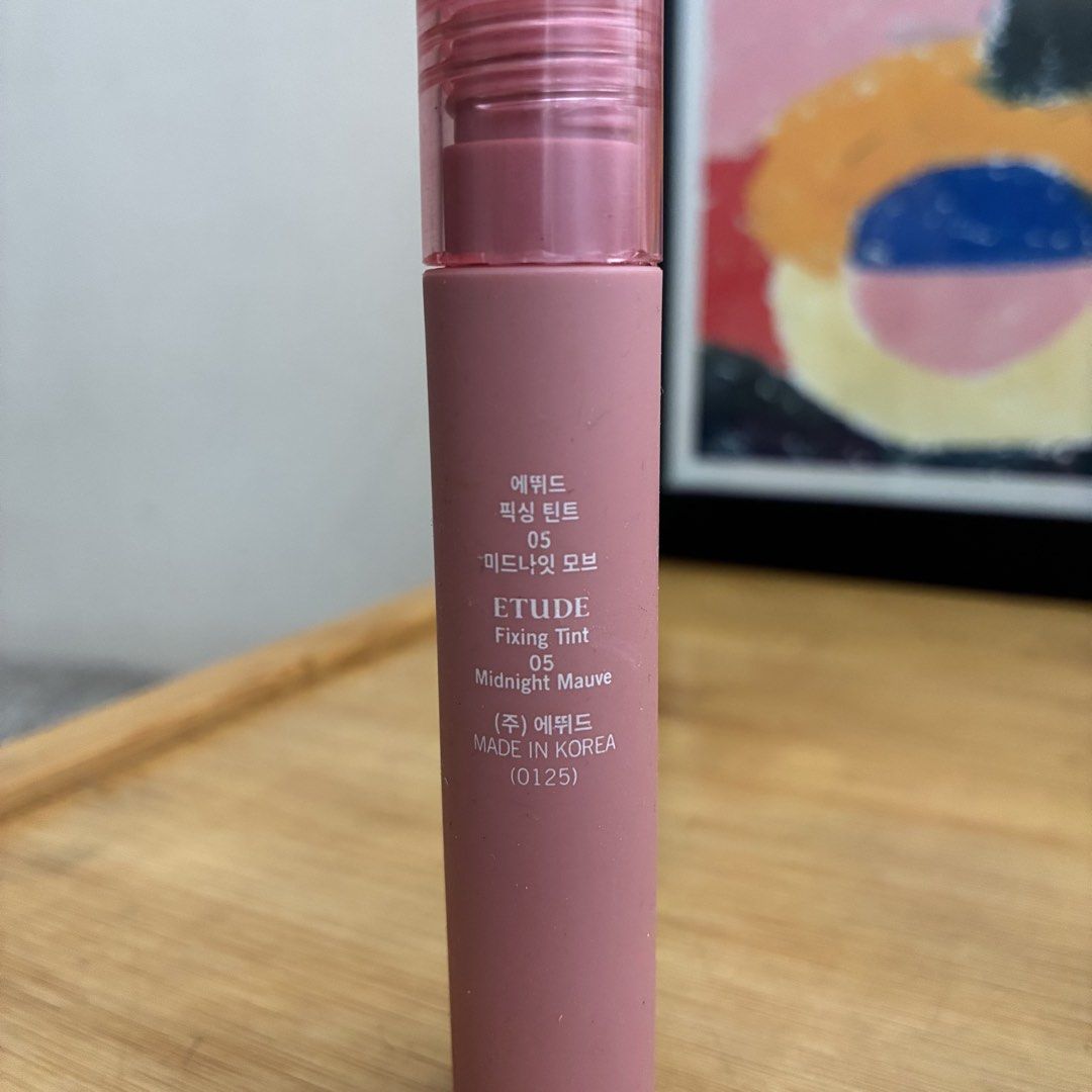 Etude Fixing Tint Midnight Mauve (Category: Makeup) located in Manila. Submitted by gabasta998 (Listing ID 1449806767, Image 2). Description: 50% full.