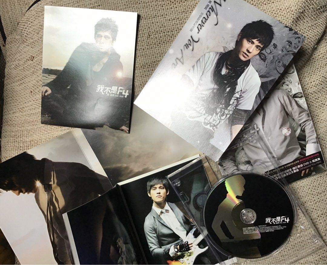 F4 Vic Zhou CDs / DVD (Category: CDs & DVDs) located in Manila. Submitted by carou35896 (Listing ID 1449793076, Image 3). Description: 2 CDs and 1 DVD.