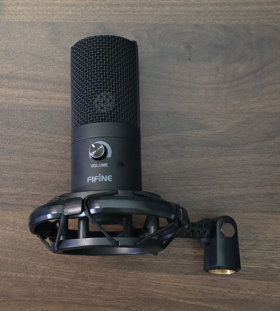 FIFINE USB Condenser Microphone with Shock Mount510123966076692481