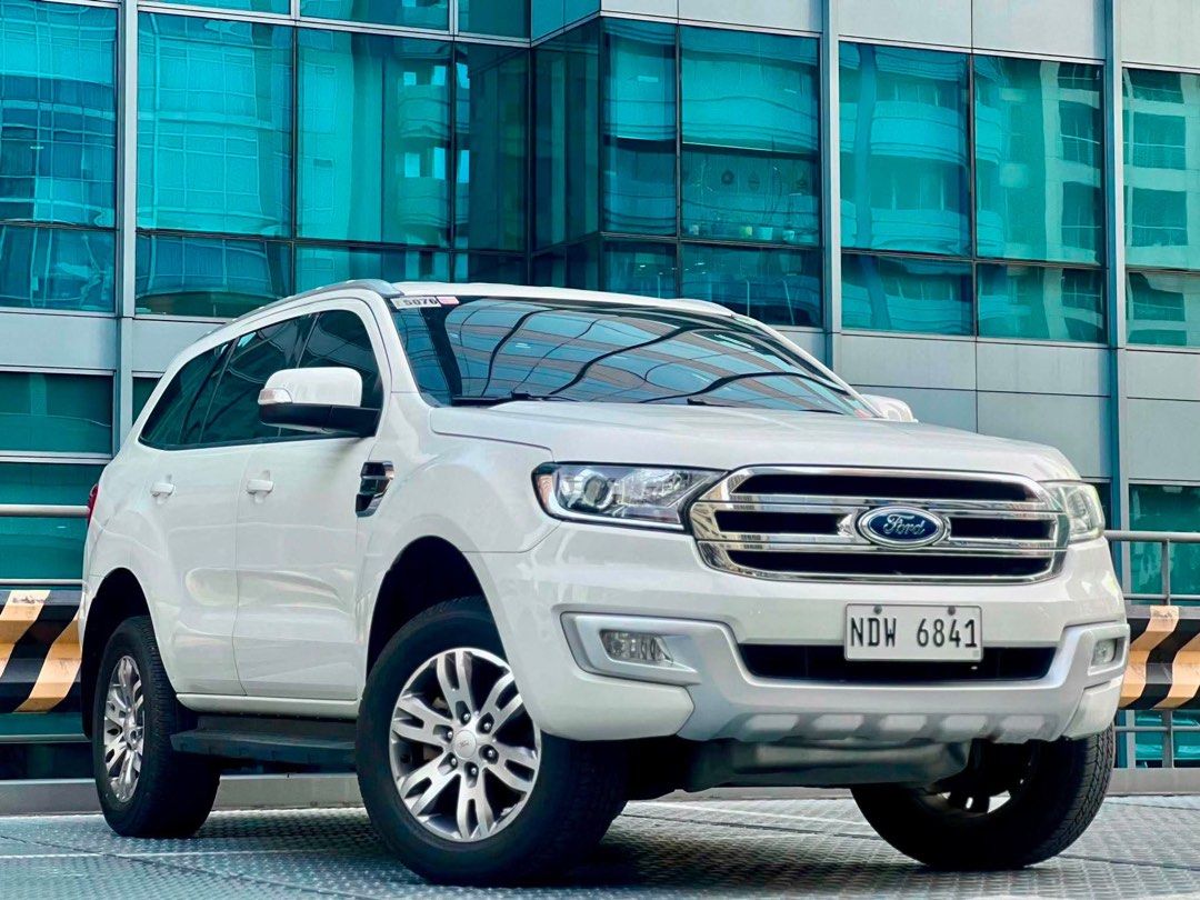 Ford Everest (Category: Used Cars) located in Makati City. Submitted by maby_latido05 (Listing ID 1449755104, Image 2). Description: 2016 Ford Everest Trend 2.2 AT Diesel 123k ALL-IN DP‼️🔥 All IN DP - 123,708 only 4yrs - Php 20,219 3yrs - Php 24,383 2yrs - Php 33,747 Chattel and Insurance Included ✅FREE Transfer of Ownership ✅FREE Detailing Interior & Exterior ✅FREE Bank Processing ✅FREE OBD Car Scanning 1st Owner Casa Mantained 77k Odo 7 Seater