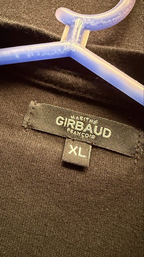 Girbaud black top (Category: Shirts) located in General Trias. Submitted by secondhandthingzz (Listing ID 1449811896, Image 2). Description: XL on tag Location: General Trias, Cavite Payment: Gcash/RCBC/Maribank Delivery: Lalamove, J&T (shouldered by buyer) ❤️.