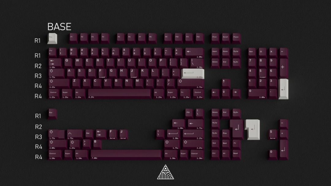 GMK Maroon BNIB Sealed