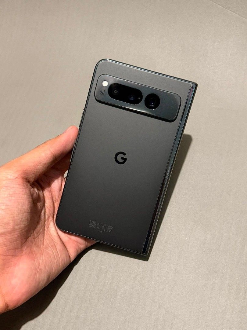 Google Pixel Fold - 256GB 1st Gen (Category: Google Pixel) located in Cavite. Submitted by zolarbs (Listing ID 1449770388, Image 3). Description: Google Pixel Fold - 1st Gen Very well cared. Pristine condition. US Variant. No issues at all. Comes with case. Openline Open for swap to any Pixels RFS: Extra phone.