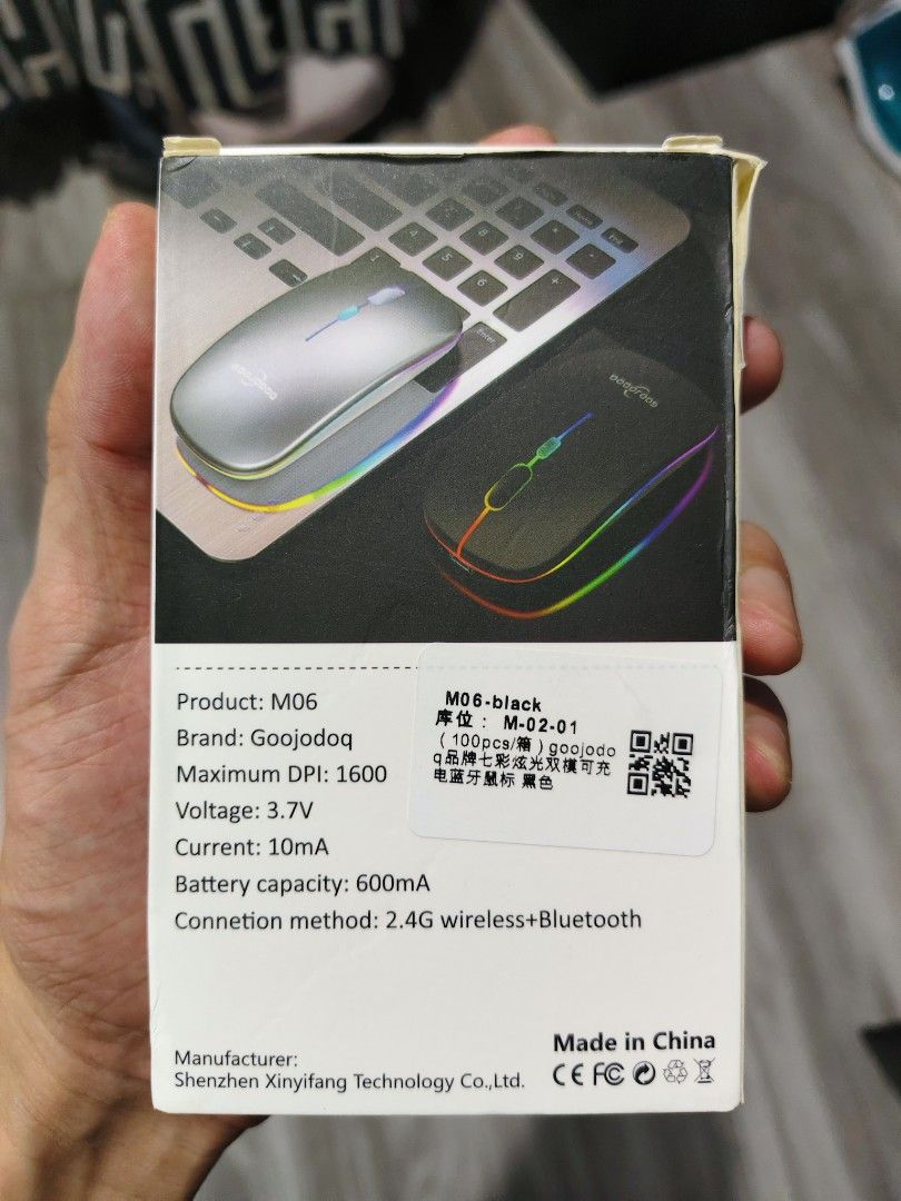 GooJodoq M06 Wireless Mouse & Keyboard Combo (Category: Computer Keyboard) located in Manila. Submitted by ligodliger50209 (Listing ID 1449867224, Image 2). Description: Wireless Mouse and Keyboard No issue Pwede sa Laptop, PC, Android, tablet ₱500 fix MARIKINA STA ELENA MEET UP OR PICK UP!.