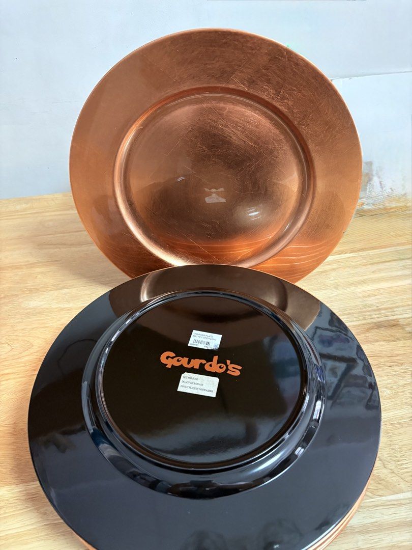 Goudo’s Charger Plate (Category: Dinnerware & Cutlery) located in Marikina City. Submitted by thrifty_trinkets_by_anais (Listing ID 1449782324, Image 2). Description: 🌸 Selling own preloved/brand new items for less - EVERYTHING is negotiable as long as REASONABLE in price 🤗 🙏🏻 Please also check my account for more marked down items 🫶 📍Marikina, near S&R 💳 Maribank or Maya 🏍️ Grab, Lalamove, J&T 🗓️ Offers/Reservations will be honored for 