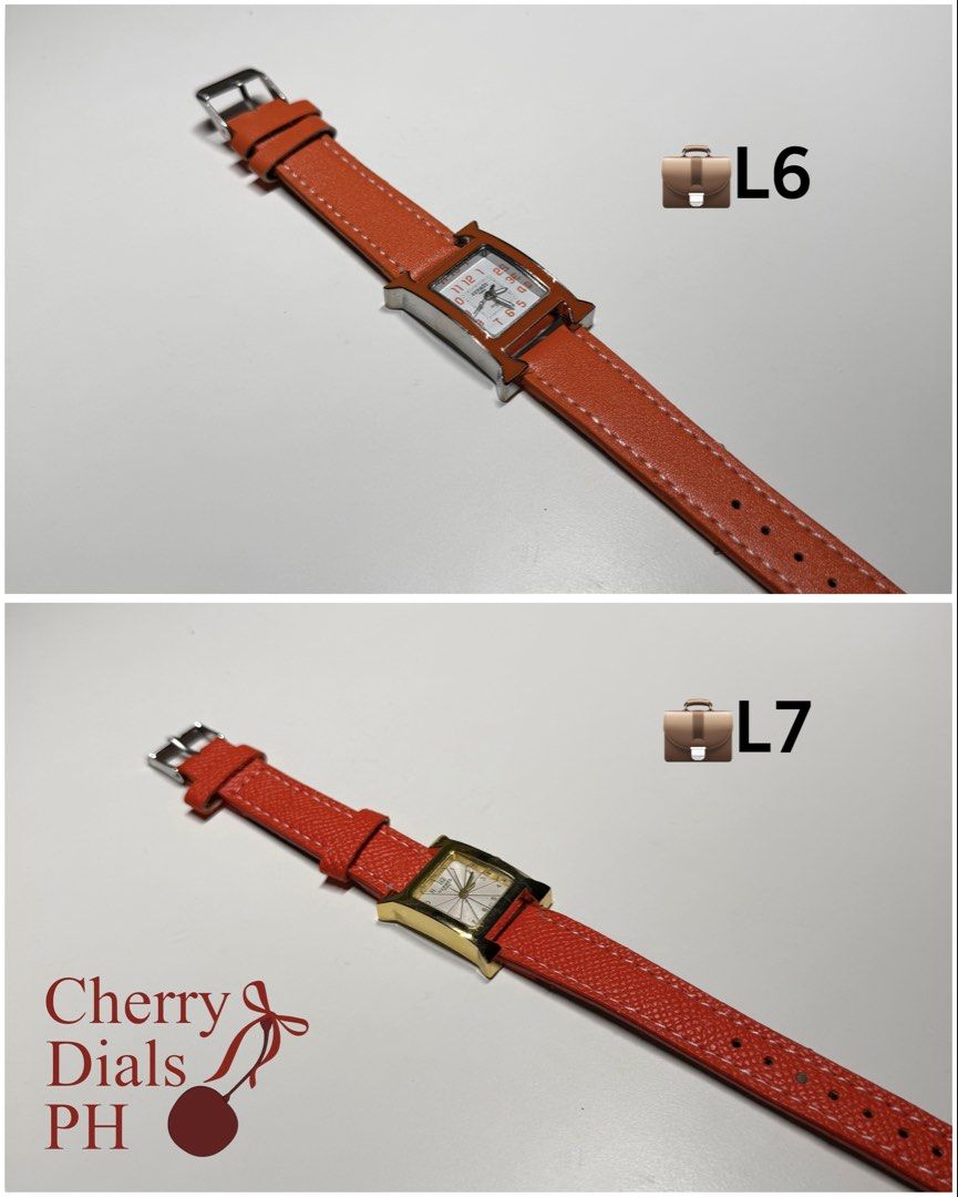 Hermes Luxury Watch (Category: Women's Watches) located in Manila. Submitted by cherrydialsph (Listing ID 1449815968, Image 2). Description: Condition: Tested and working / Non-tarnish upon proper care Comes with FREE watch box .