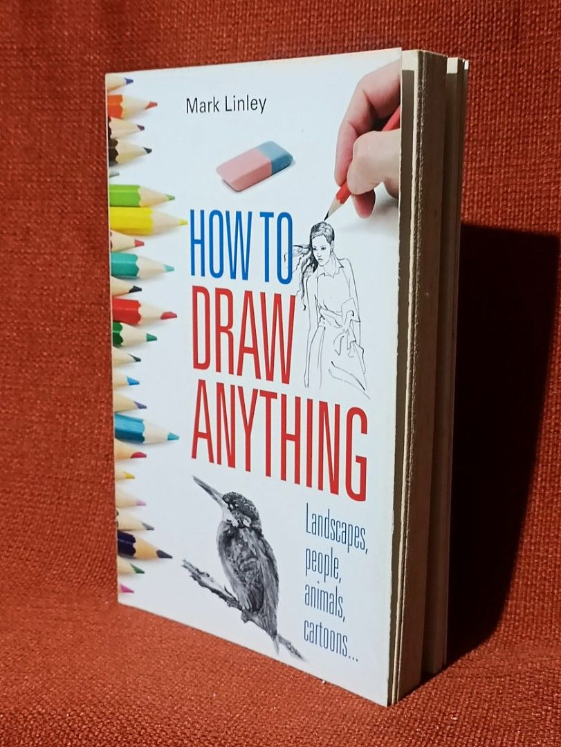 How to Draw Anything by Mark Linley Drawing Book (Category: Children's Books) located in Manila. Submitted by krishna_ayanami (Listing ID 1449921643, Image 2). Description: - Learn to draw landscapes, people, animals, and cartoons. - Comprehensive guide by Mark Linley. - Ideal for beginners and aspiring artists. - Improve your artistic skills with various subjects..