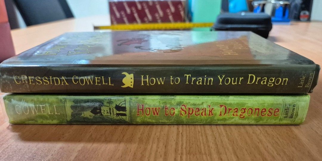 How to train your dragon books (Category: Children's Books) located in Makati City. Submitted by maydeleo1 (Listing ID 1449836188, Image 2). Description: How to Train your dragon books Php250 each Take all for Php400 - How to Train Your Dragon - How to Speak Dragonese Good condition except for some foxing on the edges RFS Decluttering.