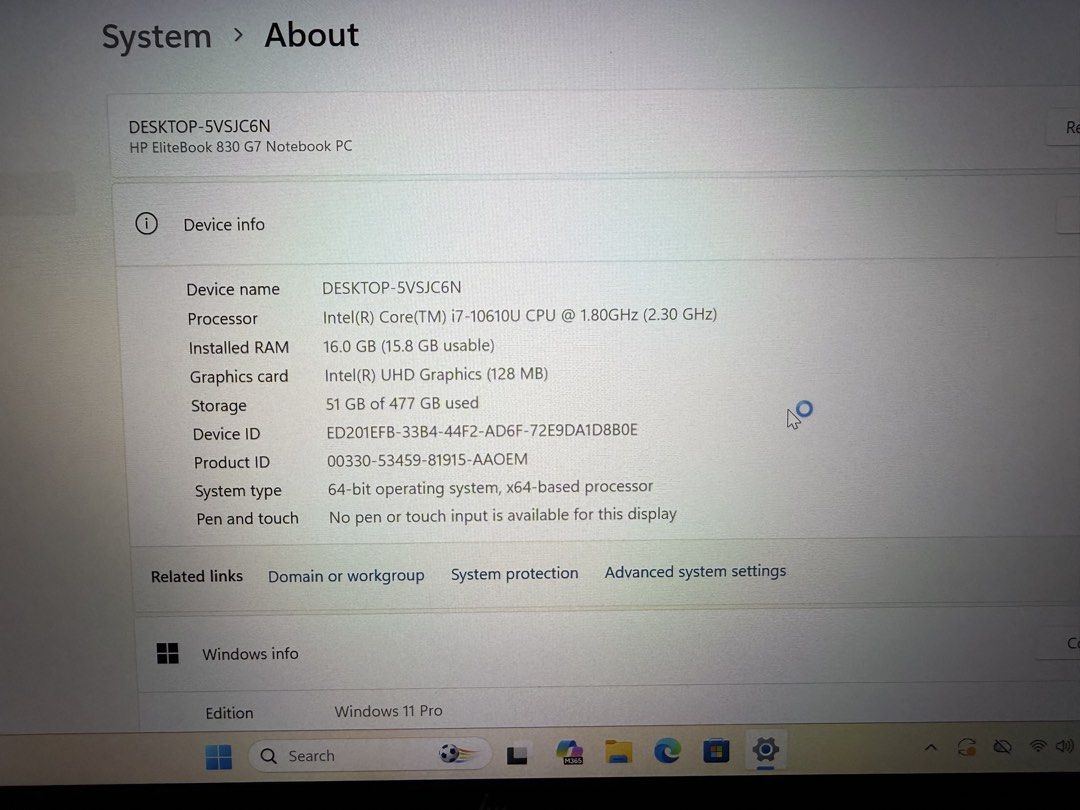 HP Elitebook 830 G7509849921263380481
