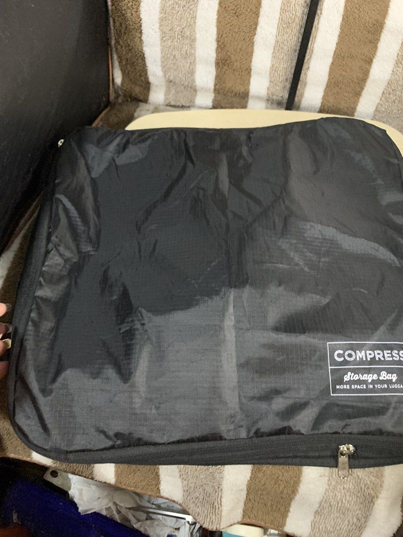 Japan brand nylon compression bag (Category: Storage Boxes & Baskets) located in Cabanatuan. Submitted by mjluxxejapan (Listing ID 1449796635, Image 1). Description: Fixed price approx 16”x14” meas good as new mganda matibay quality. Nylon material .