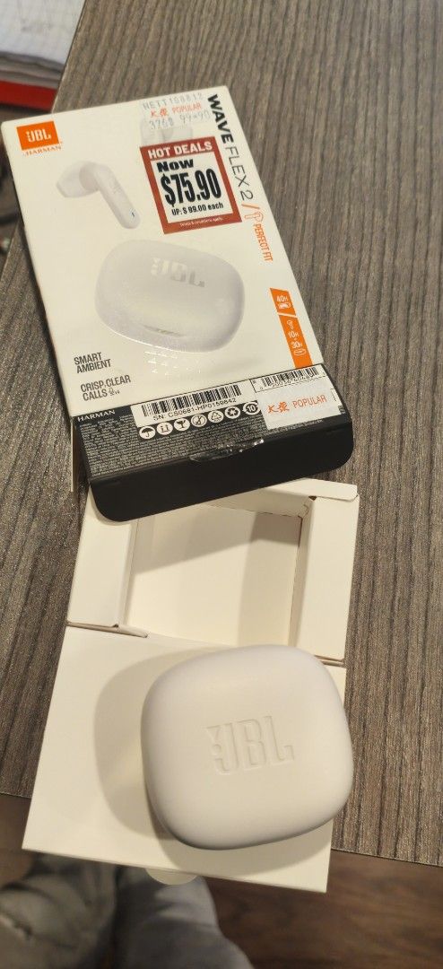 JBL Wave Flex 2 True Wireless Earbuds White514732599710863361