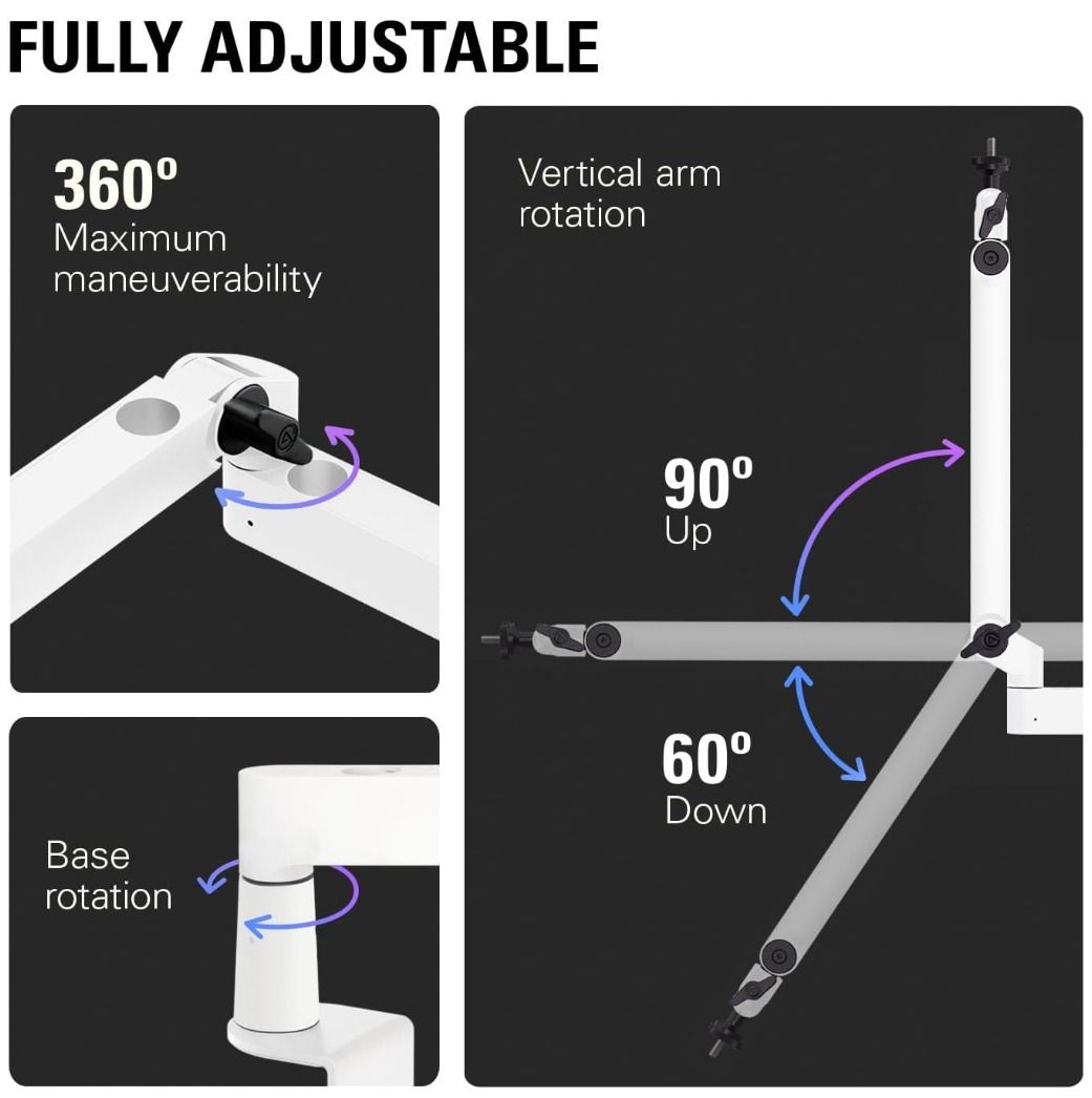 JE-Elgato Wave Mic Arm LP White510225106359429122