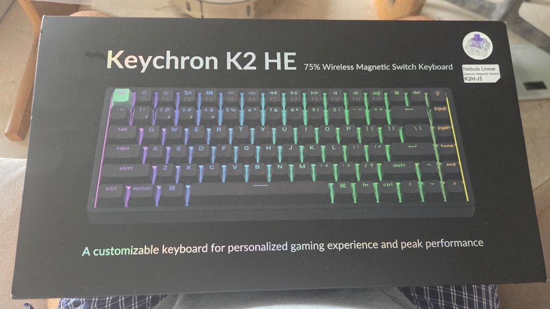 Keychron K2 HE 75% Wireless Magnetic Switch Keyboard510056514936514562
