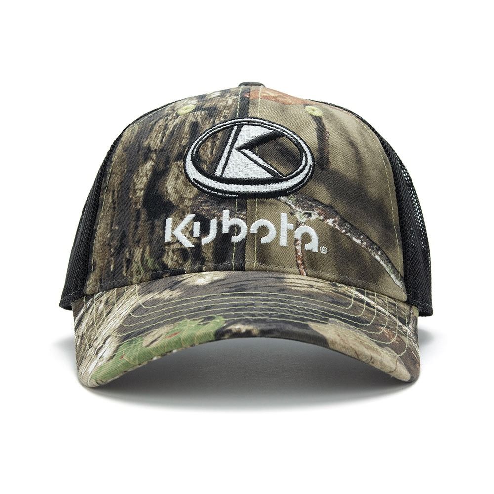 Kubota Camo Mesh Trucker Cap (Category: Caps & Hats) located in Las Pinas. Submitted by snapcartmanila (Listing ID 1449800946, Image 2). Description: - Camo trucker cap with official Kubota logo - Black mesh back for excellent breathability - Adjustable snapback closure for a custom fit - Ideal for outdoor adventures and everyday casual style - One size fits most.