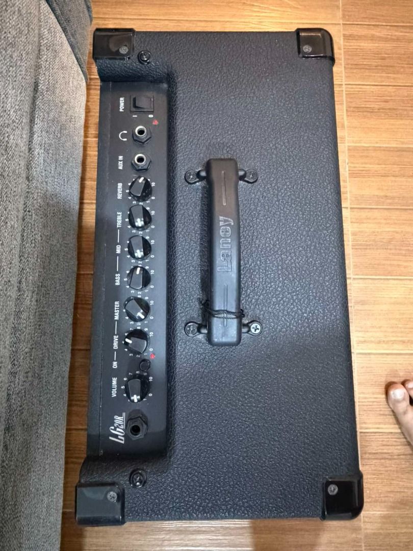 Laney LG20R Guitar Amplifier (Category: Musical Instruments) located in Muntinlupa City. Submitted by roncuer1011 (Listing ID 1449752844, Image 3). Description: Laney LG20R Guitar Amplifier - 20W Guitar Amplifier - Clean & Drive Channels - Built-in Reverb - AUX Input & Headphone Output - Excellent Condition (Seldom Used) - 100% Working, No Issues, Excellent sound (Fenderific!) - Includes Original Power Cable Reason for Selling: Already upgraded t
