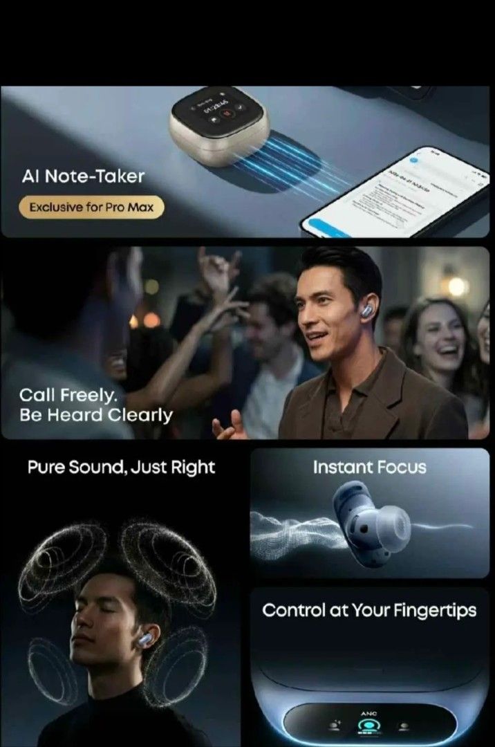 Liberty 5 pro max (Category: Earphones) located in Manila. Submitted by lovesagadgets (Listing ID 1449899575, Image 3). Description: Issue dents lng sa likod ng box pero sealed pa pm lng Valenzuela loc Pwede pick up or lalamove sa malau Original and Brandnew sealed kau mag unbox pm lang.