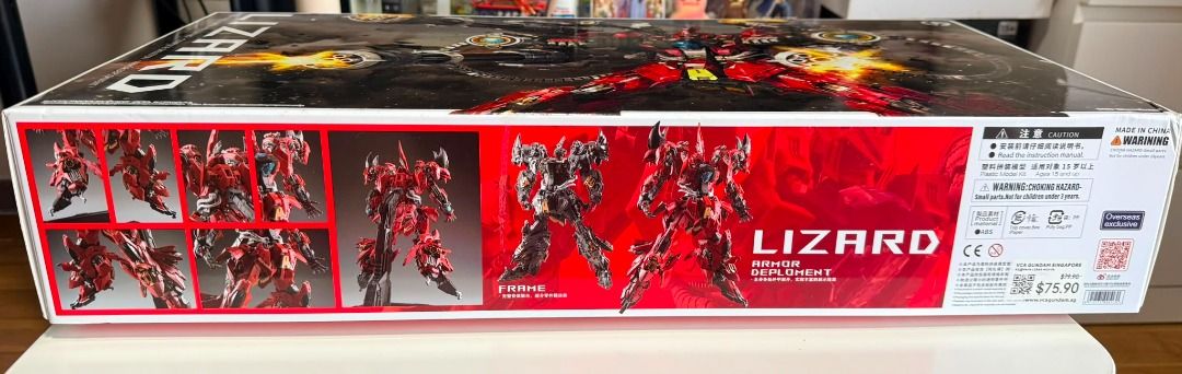 Lizard Model Kit (Category: Gundam Model Kits) located in Singapore. Submitted by micomocs (Listing ID 1449763721, Image 3). Description: - IN ERA+ - PLASTIC MODEL ASSEMBLY KIT - MINOR BOX DAMAGES.