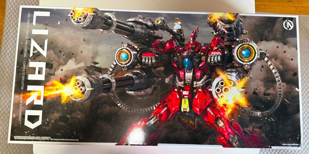 Lizard Model Kit (Category: Gundam Model Kits) located in Singapore. Submitted by micomocs (Listing ID 1449763721, Image 1). Description: - IN ERA+ - PLASTIC MODEL ASSEMBLY KIT - MINOR BOX DAMAGES.
