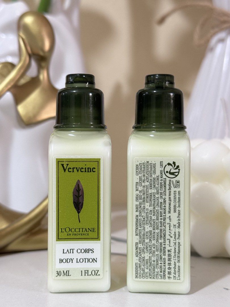 Loccitane Vervaine Body Lotion 30ml (Category: Body Care) located in Batangas. Submitted by maria0808 (Listing ID 1449890778, Image 1). Description: 🧡PRICE PER PIECE!.