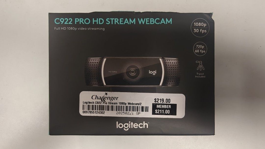 Logitech C922 Webcam