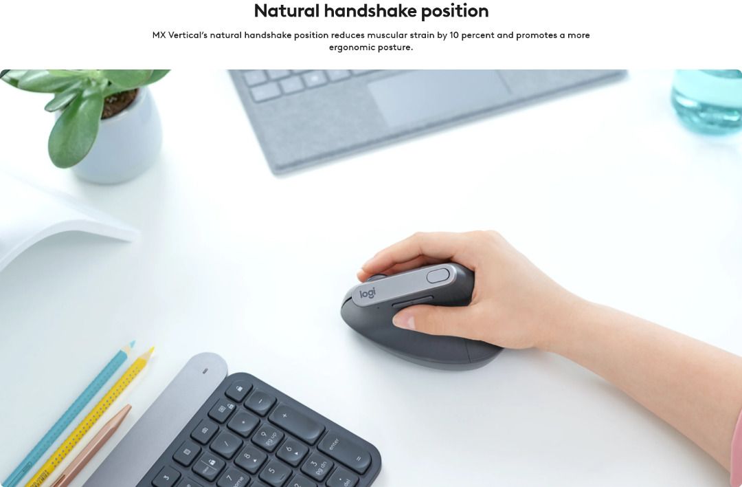 Logitech MX Vertical Advanced Ergonomic Mouse510572307311513609