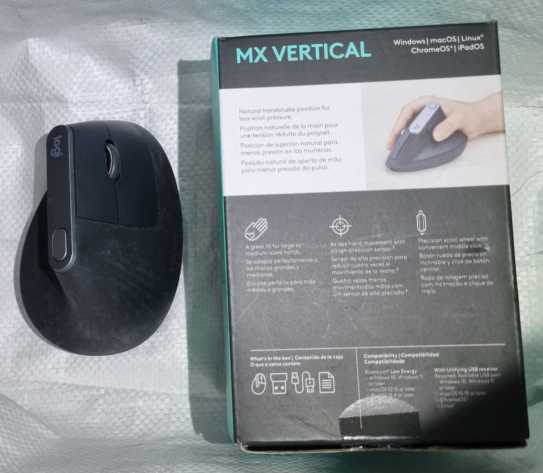 Logitech MX Vertical Advanced Ergonomic Mouse510572307311513600