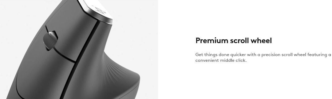 Logitech MX Vertical Advanced Ergonomic Mouse510572307311513604