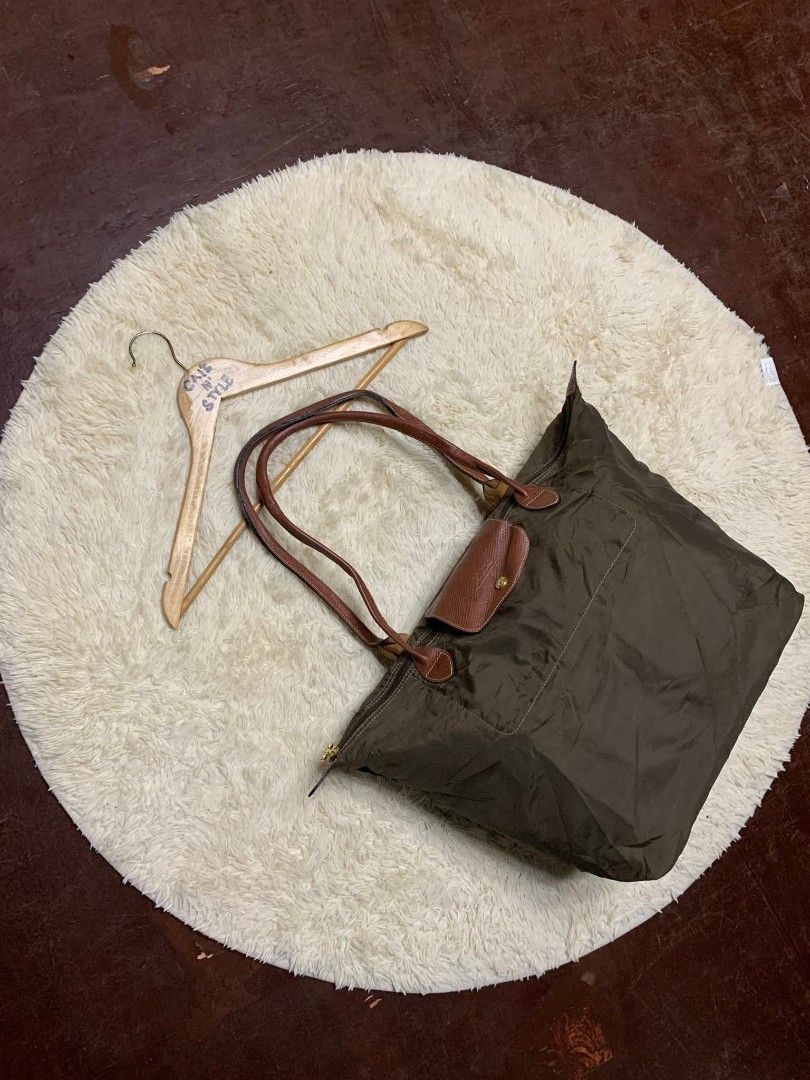 Longchamp Le Pliage Tote Bag - Olive Green, Luxury, Bags & Wallets on