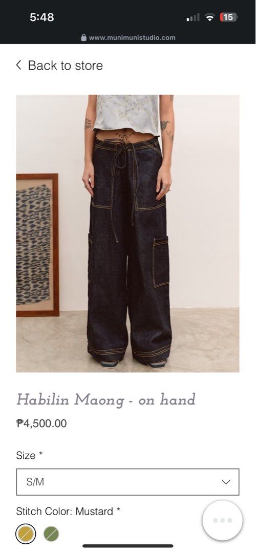 LOOKING FOR: Muni Muni Habilin Pants (Category: Jeans) located in Legazpi City. Submitted by ilysabby (Listing ID 1449850494, Image 2). Description: .