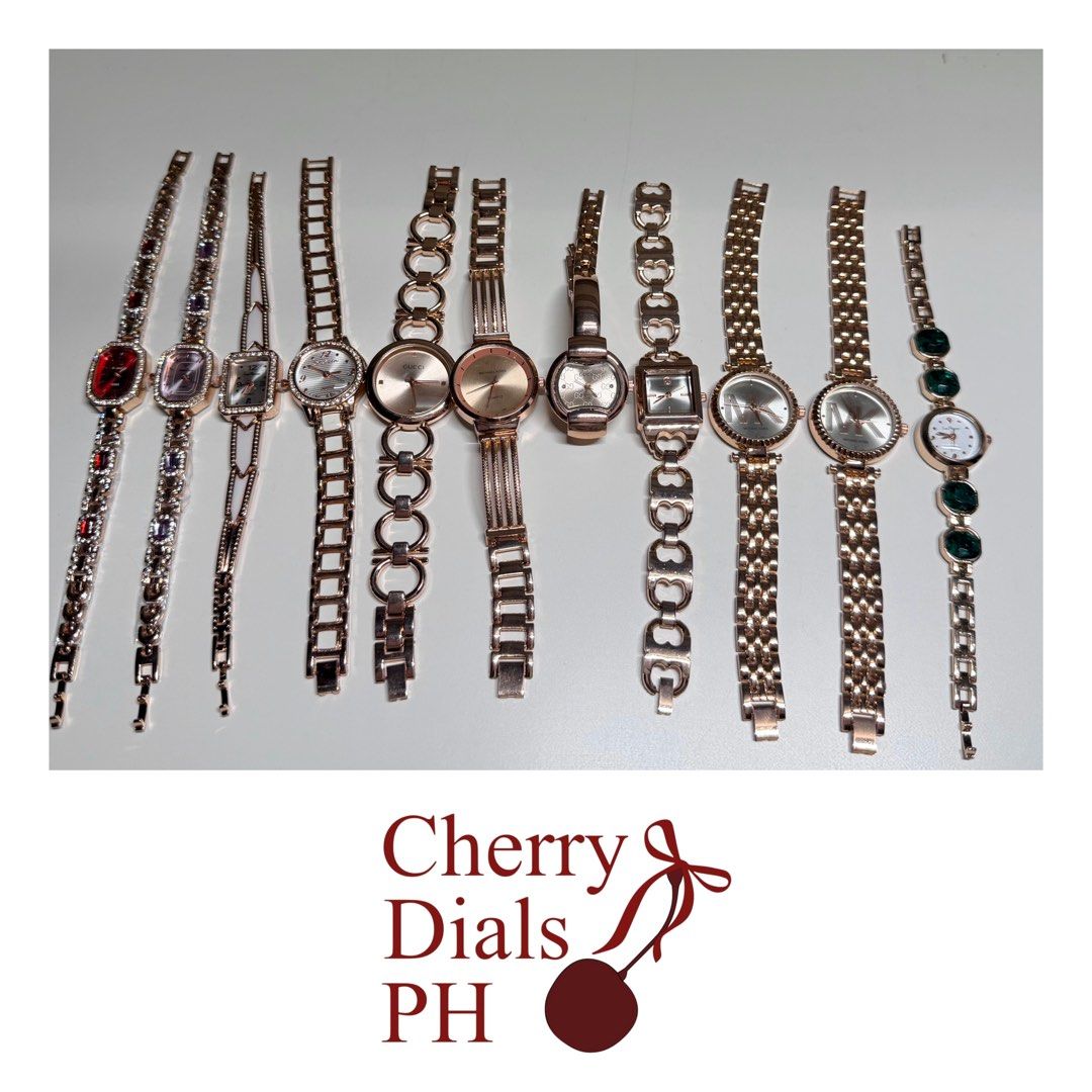 Luxury Watch (Category: Women's Watches) located in Manila. Submitted by cherrydialsph (Listing ID 1449820681, Image 3). Description: Condition: Tested and working / Non-tarnish upon proper care Comes with FREE watch box .
