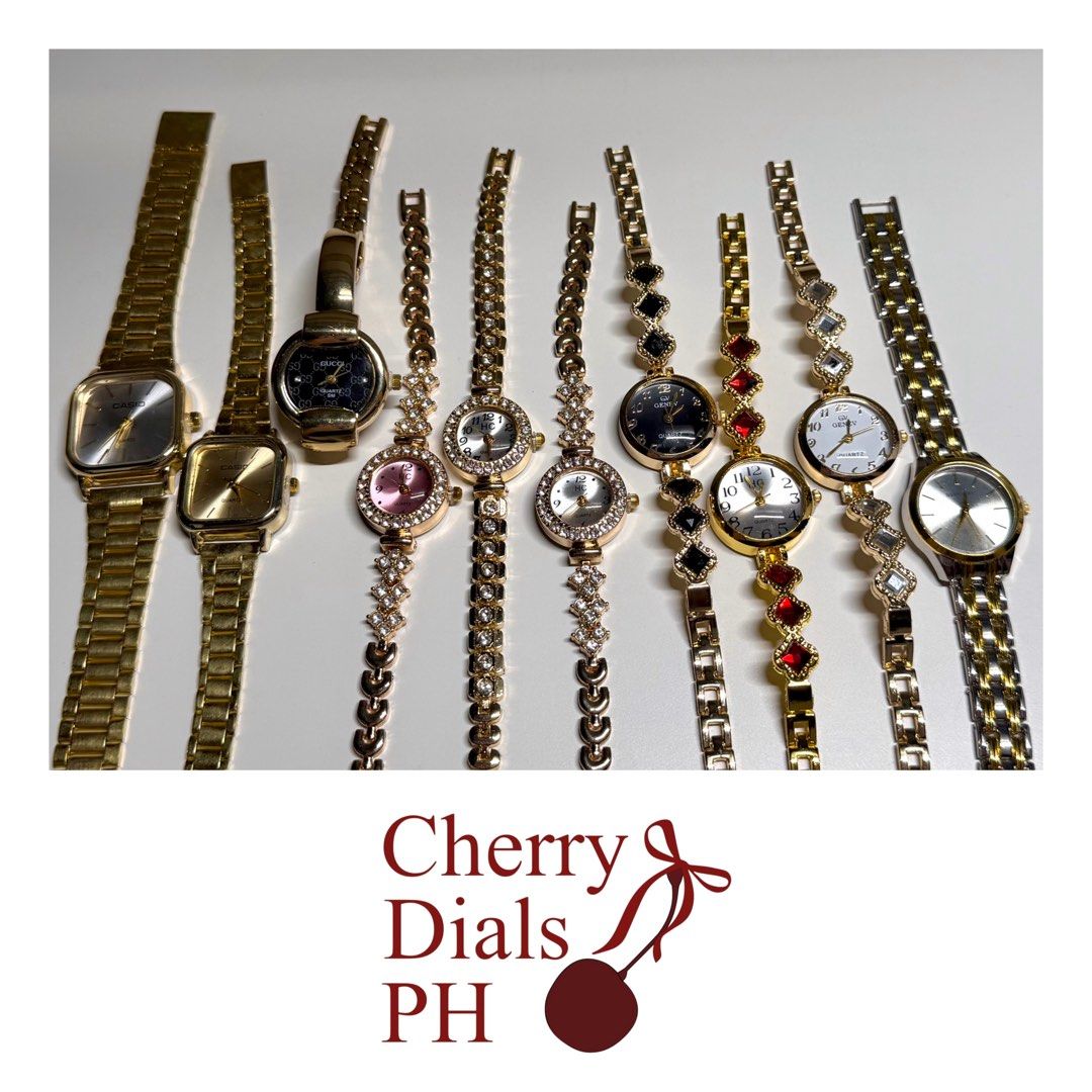Luxury Watch (Category: Women's Watches) located in Manila. Submitted by cherrydialsph (Listing ID 1449820681, Image 1). Description: Condition: Tested and working / Non-tarnish upon proper care Comes with FREE watch box .