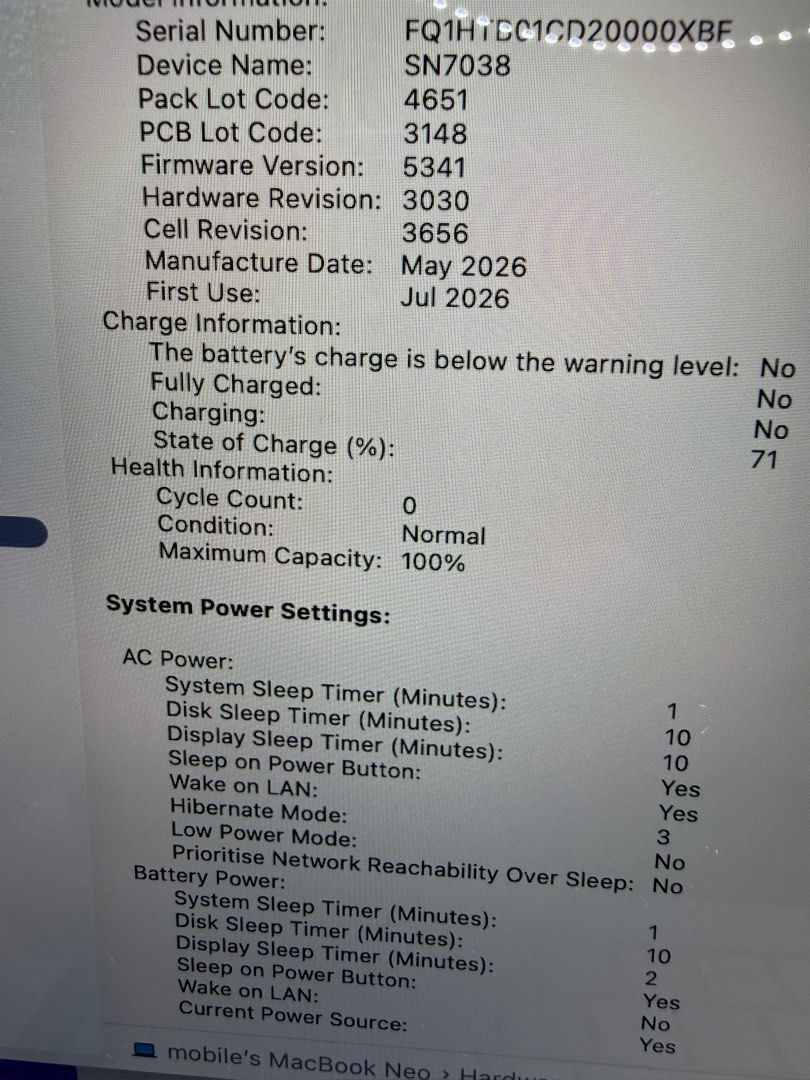 MacBook Neo 256gb509852940407951361