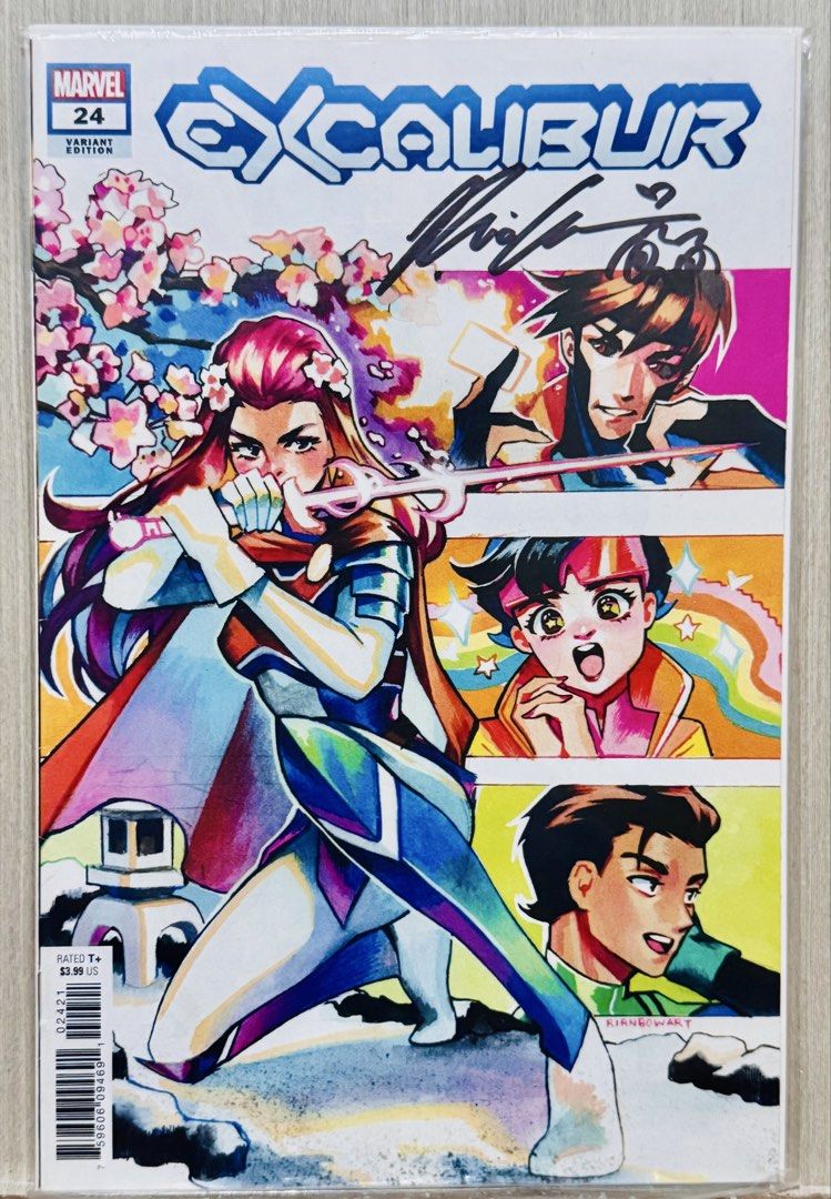 Marvel Comics: Excalibur #24 Rian Gonzales SIGNED Variant Cover (Category: Comics & Manga) located in Manila. Submitted by komikskid92 (Listing ID 1449940640, Image 1). Description: Excalibur #24 Rian Gonzales variant cover - SIGNED by Rian Gonzales Items are F to VF Condition Mandaluyong location.