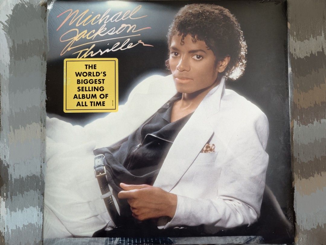 Michael Jackson Thriller Vinyl (Category: Vinyls) located in Minglanilla. Submitted by lilmoonwalker (Listing ID 1449818944, Image 1). Description: - Michael Jackson Thriller Vinyl with sticker - 2015 Re-issue - Brand New Sealed - Never tested .