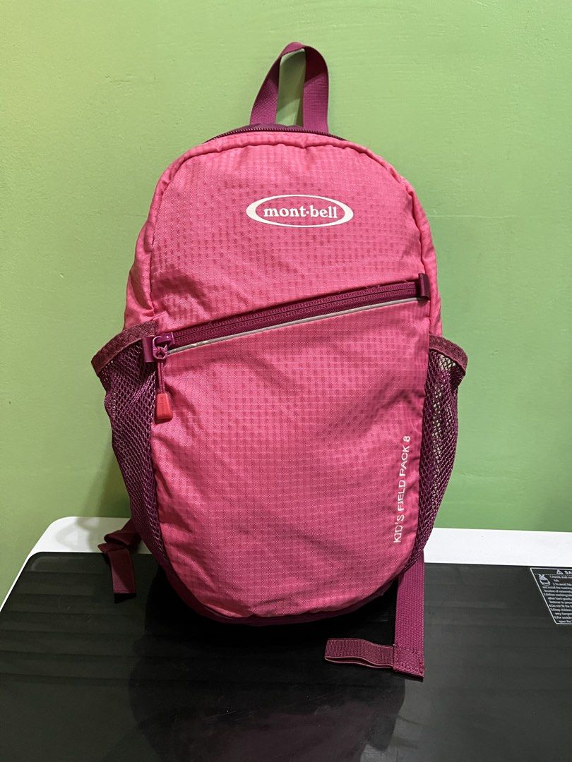 Mont-bell kids girl Backpack (Category: Other Babies Going Out Needs) located in Antipolo. Submitted by marcoandpaolomerchandise (Listing ID 1449837022, Image 1). Description: Mont-bell Branded ‼️ Kids Backpack 🎒 Padded back Strap Preloved Good Condition Minimal Issue Please check last photo May 2 maliit na stitch sa ilalim, accident na slice ng cutter kaya tinahi nalang. From Japan 🇯🇵 PWEDE pang school or travel ng kids 🏷️ 500 Location: Pagr